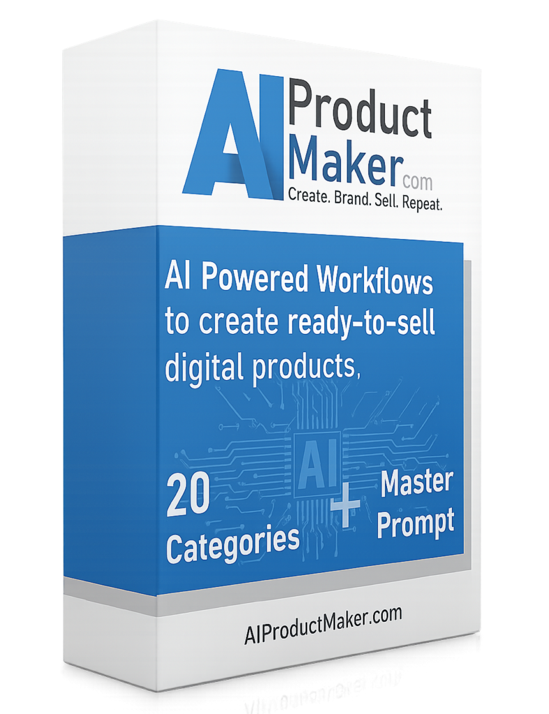 AI Product Maker - Prompt premium para crear productos digitales