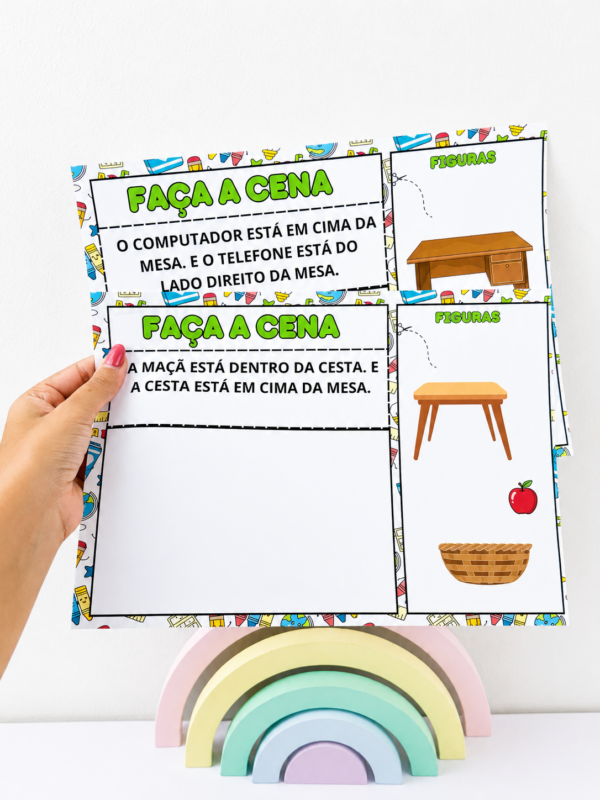 Faça a Cena: PDF de pranchas interactivas para comprensión espacial