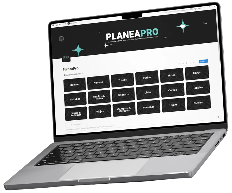 PlaneaPro: segundo cerebro en Notion por USD 10