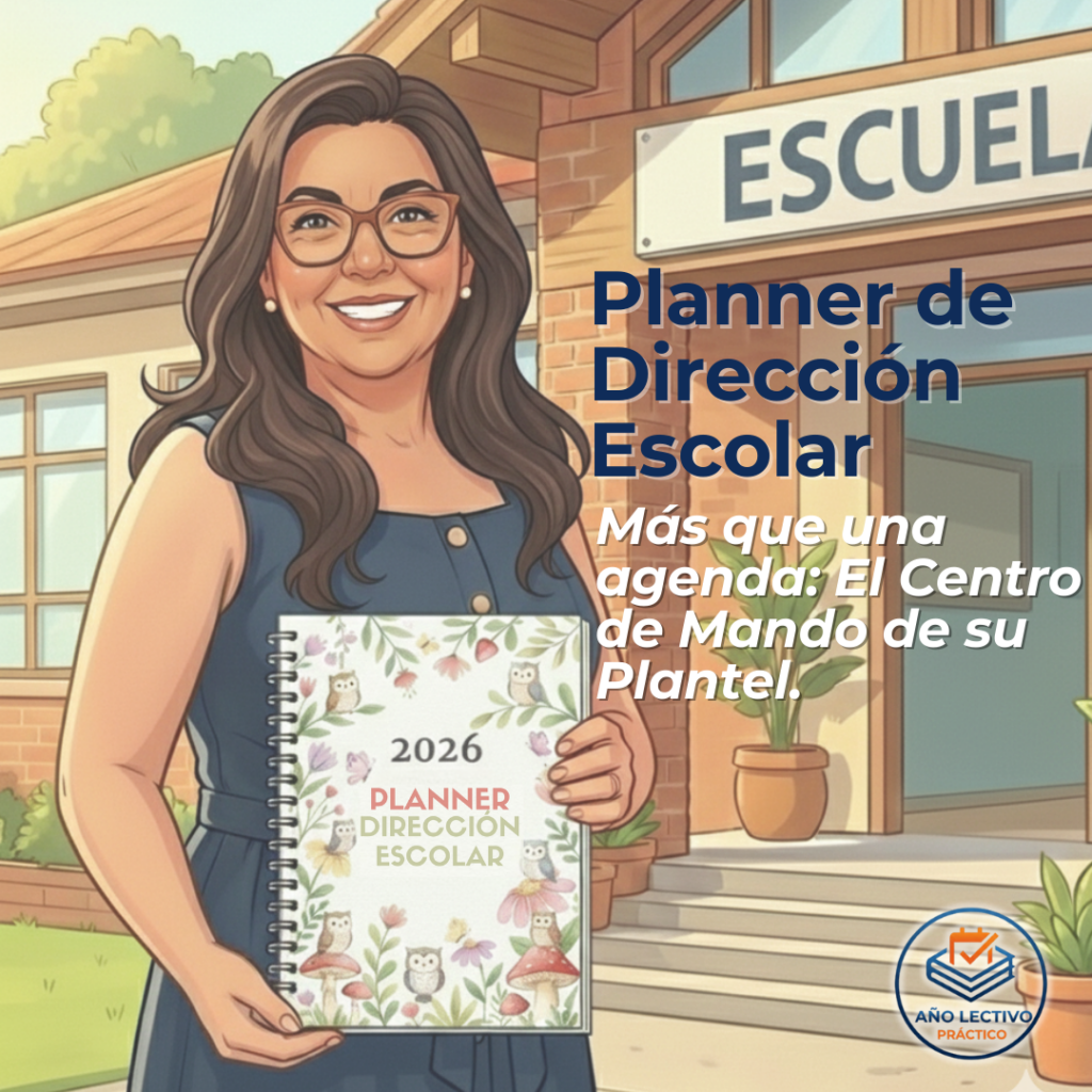 Planner de Dirección Escolar 2026/27 en PDF para gestión institucional