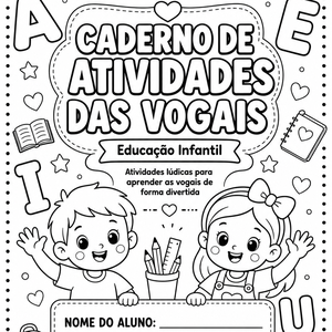 Radar VIP: Caderno de Atividades das Vogais PDF