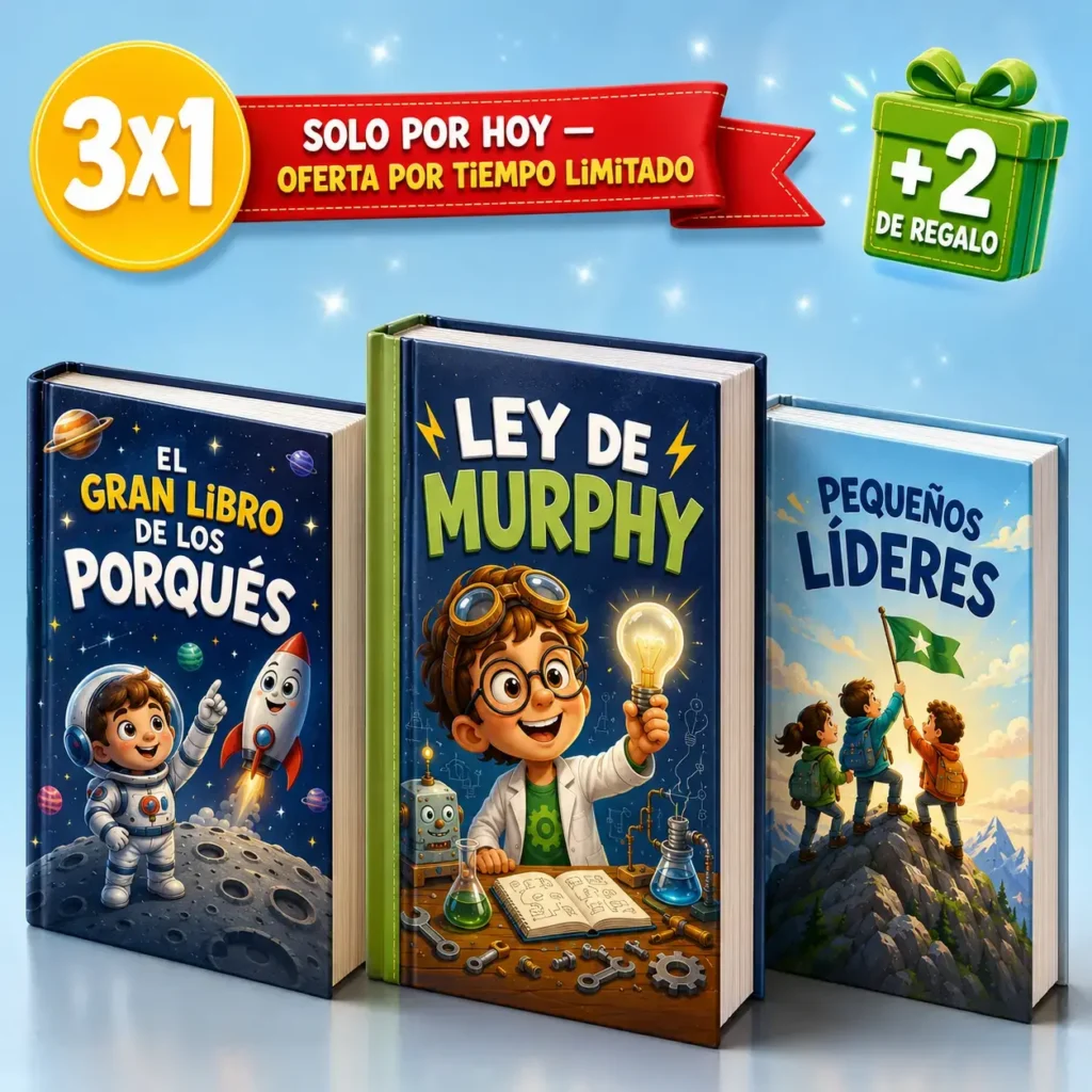 3X1 Ley de Murphy para Niños: ebook ilustrado de lecciones de vida para criar hijos más seguros