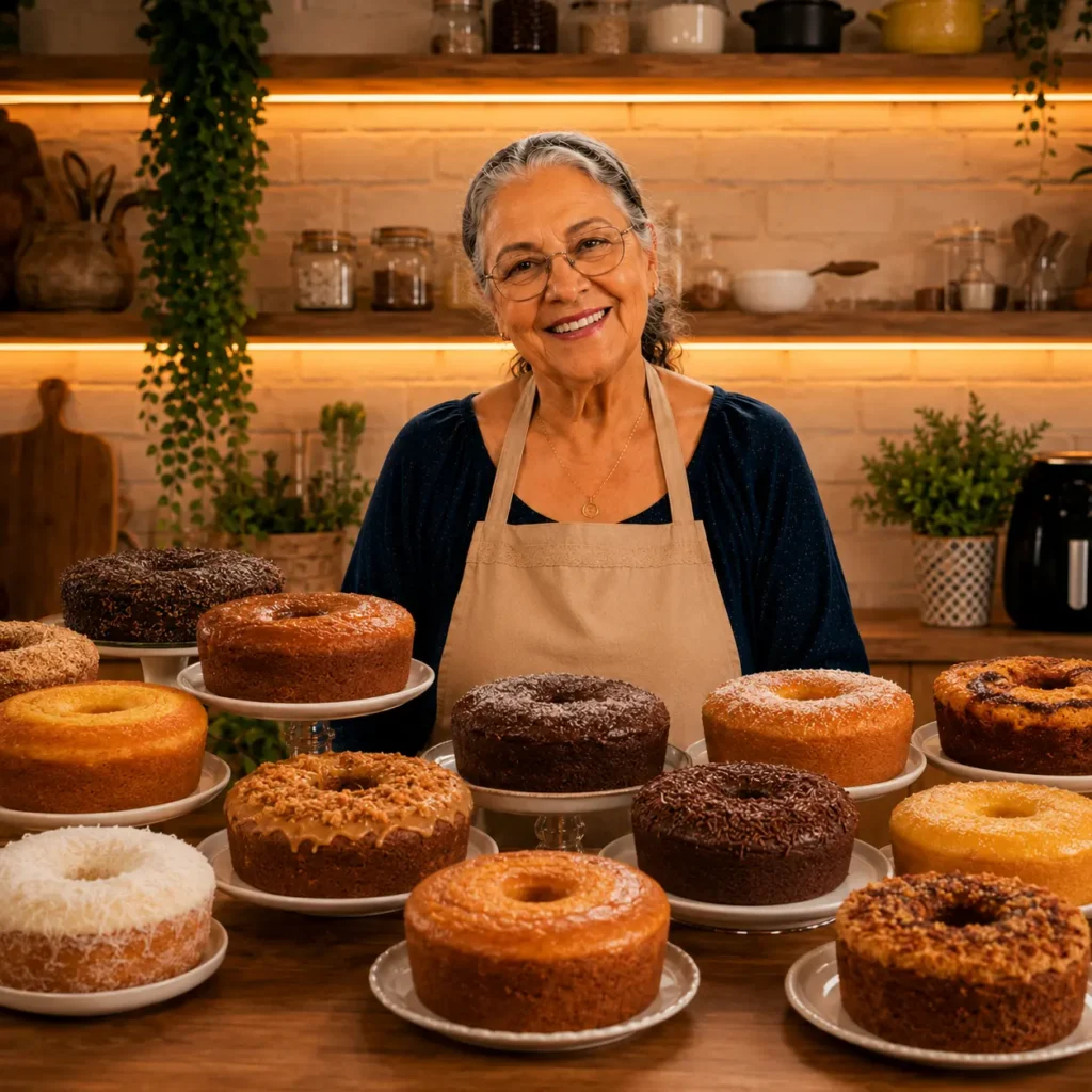 Caderninho de Bolo da Vó Rosa: 31 recetas de bolo casero en licuadora (ebook BR)