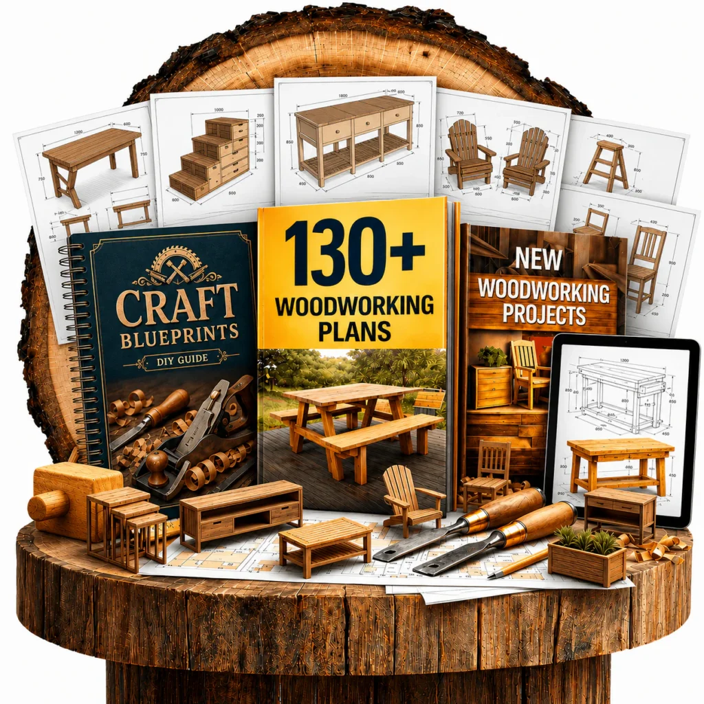 CB Master Pack: 130+ planos de carpintería con medidas y listas de corte para principiantes