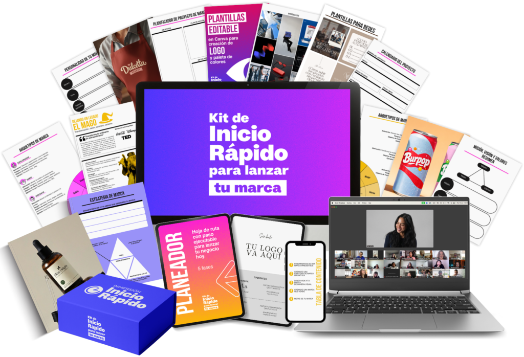 Kit de Inicio Rápido con IA: plantillas y prompts para marca emprendedora