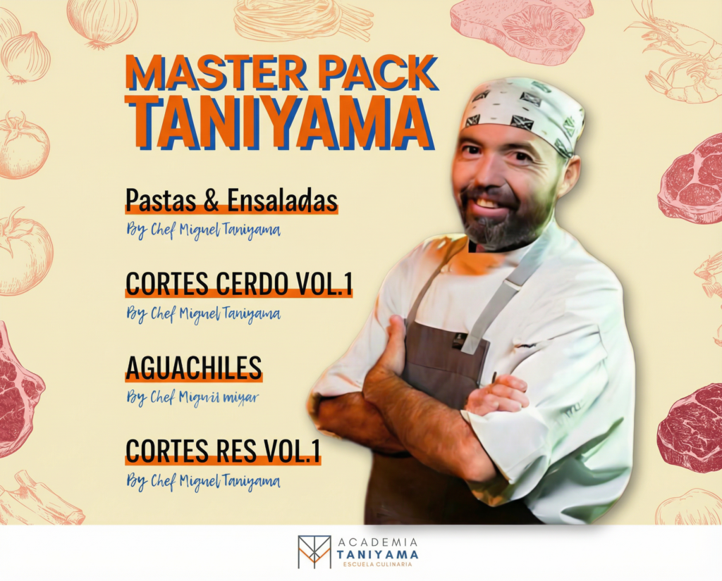 Master Pack Taniyama: 4 recetarios profesionales con gramajes exactos + curso en video