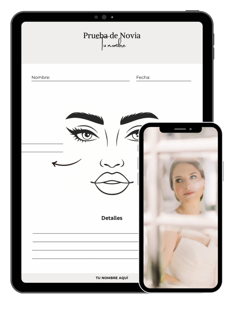 Pack Novias: kit digital editable para maquilladoras de novias (contratos, checklists y fichas)