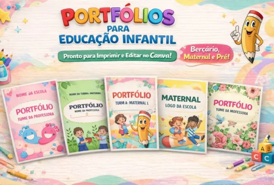 Portafolios editables para educación infantil en Canva